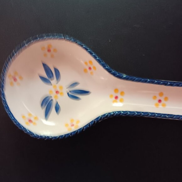 Temptation's Old World Blue Spoon Rest - Picture 2 of 6